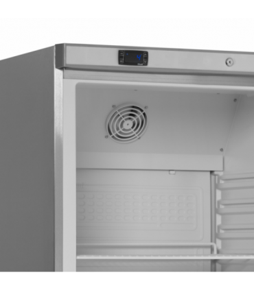 ARMARIO FRIGORÍFICO INOXIDABLE PUERTA DE CRISTAL TEFCOLD MEDIDAS L777xF695xA1890 MODELO UR600SG