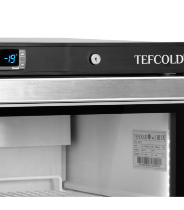 CONGELADOR EXPOSITOR VENTILADO BLANCO, DESCONGELACIÓN AUTOMÁTICA, MEDIDAS L600 x F600 x A850MM TEFCOLD UF200VG
