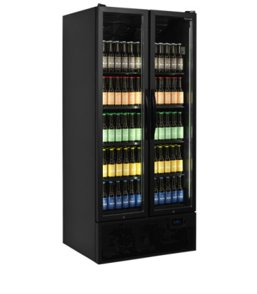 Expositor refrigerado color negro