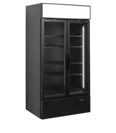 Expositor refrigerado color negro