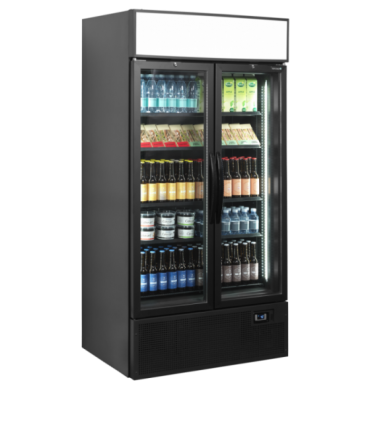 Expositor refrigerado color negro