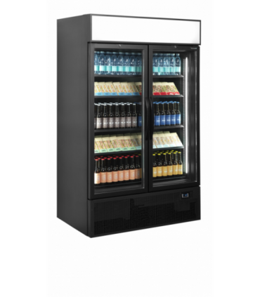 Expositor refrigerado color negro