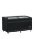 Isla de supermercado bitemperatura color  negro