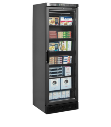 EXPOSITOR REFRIGERADO CONGELADOS ESTÁTICO 300 LITROS 595 X 640 X 1840H MM CH UFSC371G BLACK