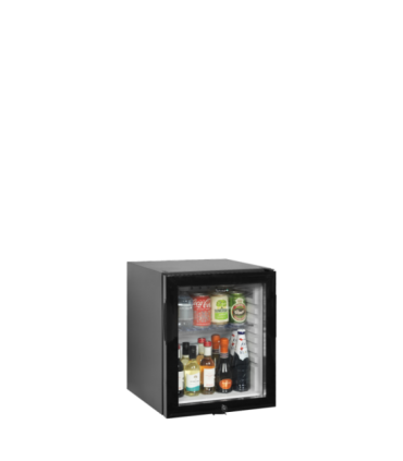Refrigerador minibar de puerta de cristal