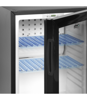 Refrigerador minibar de puerta de cristal