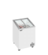CONGELADOR HORIZONTAL CON TAPAS CORREDERAS CRISTAL CURVO LUZ LED TEFCOLD MOD. IC101SCEBLED, MEDIDAS L570 x F570 x A885 MM.