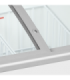 CONGELADOR HORIZONTAL CON TAPAS CORREDERAS CRISTAL CURVO LUZ LED TEFCOLD MOD. IC101SCEBLED, MEDIDAS L570 x F570 x A885 MM.