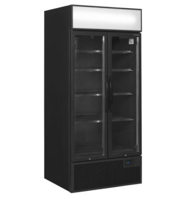 Expositor refrigerado color negro