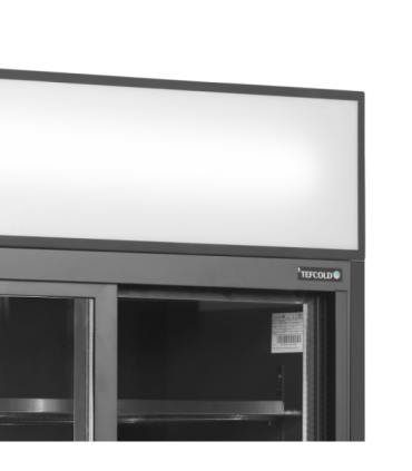 Expositor refrigerado color negro