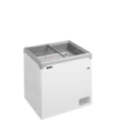 CONGELADOR HORIZONTAL CON TAPAS CORREDERAS CRISTAL PLANO TEFCOLD NIC201SC, MEDIDAS L720 x F630 x A892 MM.
