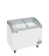 CONGELADOR HORIZONTAL CON TAPAS CORREDERAS CRISTAL CURVO LUZ LED TEFCOLD MOD NIC301SCEB, MEDIDAS L1030 x F650 x A918 MM.