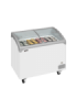 CONGELADOR HORIZONTAL CON TAPAS CORREDERAS CRISTAL CURVO LUZ LED TEFCOLD MOD NIC301SCEB, MEDIDAS L1030 x F650 x A918 MM.