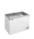 CONGELADOR HORIZONTAL CON TAPAS CORREDERAS CRISTAL PLANO TEFCOLD MOD. NIC301SC, MEDIDAS L1030 x F650 x A918 MM.