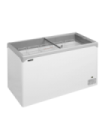 CONGELADOR HORIZONTAL CON TAPAS CORREDERAS CRISTAL PLANO TEFCOLD MOD NIC401SC, MEDIDAS 1320 x 650 x 885 MM.