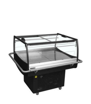 Refrigerador para la venta por impulso color negro
