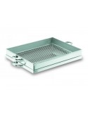ESCURREFRITOS, INOX., RECT.C/BANDEJA 40  X 29CM. LACOR MOD. 50541                                                               