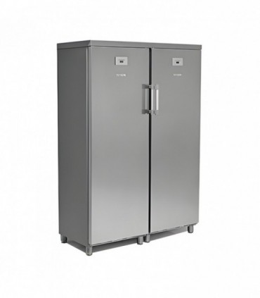 Armario de servicio profesional 600 L Eurofred KITFF 350 PROSS BT/BT Congelación Inox