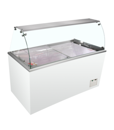 Vitrina expositora para helados