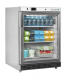 ARMARIO FRIGORÍFICO INOXIDABLE PUERTA DE CRISTAL TEFCOLD MEDIDAS L600xF585xA855 MODELO UR200SG