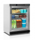 ARMARIO FRIGORÍFICO BLANCO PUERTA DE CRISTAL TEFCOLD MEDIDAS L600xF585xA855 MODELO UR200G