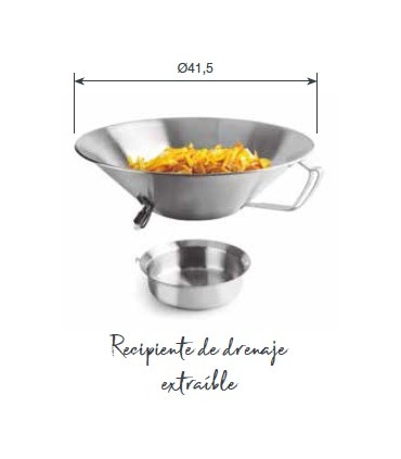 ESCURRIDOR DE PATATAS INOXIDABLE LACOR REF. 62682