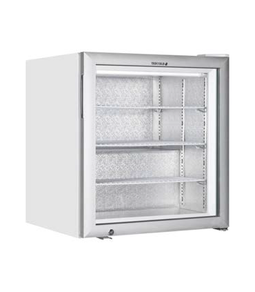 CONGELADOR DE SOBREMESA PUERTA CRISTAL TEFCOLD MEDIDAS ANCHO610xFONDO540xALTO670MM MODELO UF100G