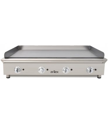 FRYTOP A GAS 130 CMS ARILEX ACERO RECTIFICADO DE 15MM 22 KWS MODELO  130FRYGRN