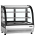 VITRINA EXPOSITORA REFRIGERADA DE SOBREMESA TEFCOLD MEDIDAS L700XF560XA670MM MODELO LCT750C/BLACK