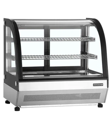 VITRINA EXPOSITORA REFRIGERADA DE SOBREMESA TEFCOLD MEDIDAS L700XF560XA670MM MODELO LCT750C/BLACK