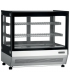 VITRINA EXPOSITORA REFRIGERADA DE SOBREMESA TEFCOLD MEDIDAS L700XF560XA670MM MODELO LCT750F/BLACK