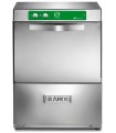 LAVAVAJILLAS INOX. CESTA 40X40 ALTURA ÚTIL 29 CMS SILANOS CON DOSIFICADORES DE JABÓN Y ABRILLANTADOR MOD. E-40HL JABÓN