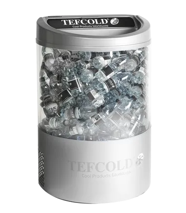 ENFRIADOR DE LATAS TEFCOLD TRANSPARENTE MEDIDAS 660X460X970MM MODELO VOC100