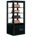 VITRINA FRIGORÍFICA CUATRO CARAS DE CRISTAL TEFCOLD MEDIDAS L428xF386xA1000 mm MODELO UPD80BLACK