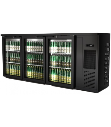 BOTELLERO TRES PUERTAS CRISTAL 575 BOTELLAS CH  L1989XF528XA850MM CMRV-3