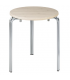 MESA ALUMINIO, TABLERO WERZALIT, REDONDA DE Ø 60 CM MOD 381, VARIOS COLORES