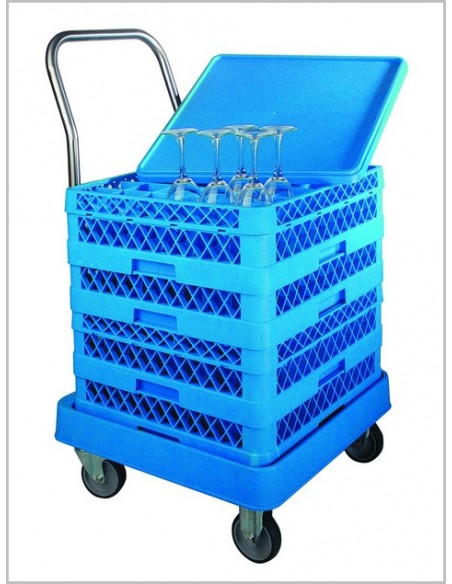 CARRO PORTA CESTAS SIN ASA, MED. 55 X 57 X 20 CM,  LACOR MOD. 69212                                                             