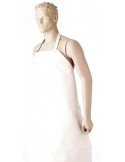 DELANTAL NEOPRENO LARGO 110 CMS. COLOR BLANCO MOD. A-11-110                                                                     