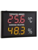 PANEL INDICADOR DE TEMPERATURA Y HUMEDAD 61X41X7 DÖGITOS DE 12,5 MOD. ITH-125                                                   