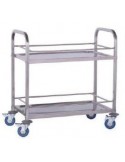 CARRO DE BEBIDAS ACERO INOX 2 ESTANTES MOD. CV-9550/2                                                                           