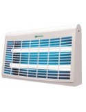 EXTERMINADOR DE INSECTOS TRAMPA ADHESIVA 80M2 ACERO INOX 2X15W MOD. 485838                                                      