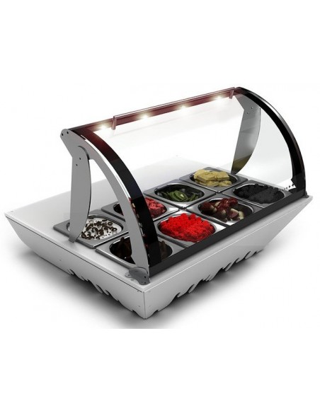 VITRINA REFRIGERADA CON TAPA TOPING BOX SAYL 785X675X300MM MOD. TBT