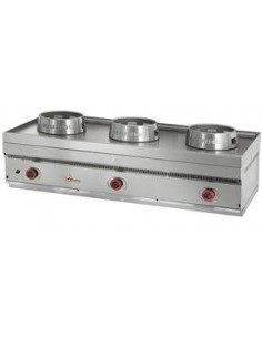 COCINA WOK A GAS 3 FUEGOS SOBREMESA MOD. WT-312                                                                                 