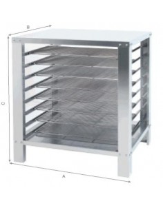 MESA SOPORTE INOX. PARA HORNO RX/MP603-604 MOD. SOPORTE RX-60/40                                                                