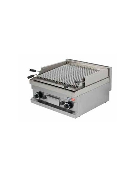 BARBACOA 2 FUEGO 60X60CMS  GAS ACERO INOX MOD B2-6060                                                                           