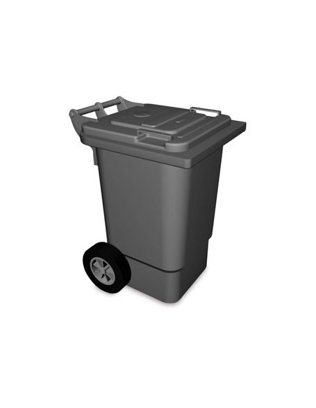 CONTENEDOR DE DESPERDICIOS CON TAPA Y RUEDAS 240 LITROS MOD 486086