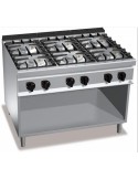 COCINA 6 FUEGOS A1200XF900XH900MM 53,5 KWS ACERO INOX. BERTOïS  MOD G9F6M                                                       