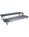 ESCALÓN PARA VITRINA DE ALTURA REGULABLE DE 130 A 230 MM MEDIDAS L1000XA300MM. FRICOSMOS REF.082004
