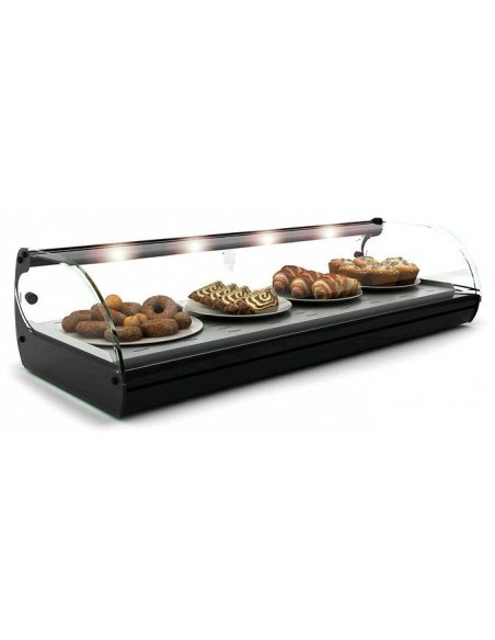 VITRINA CALIENTE "CALOR SECO" CON LUZ "SAHARA" MEDIDAS A1190XF395X270MM MOD. SH6L                                               