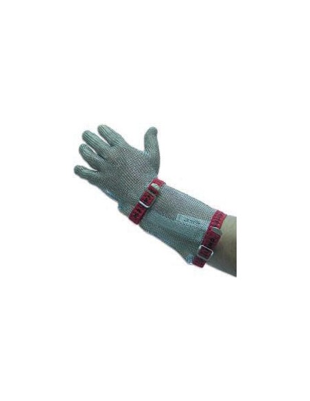GUANTE MALLA LARGO COLOR ROJO, TALLA M ,MEDIA, FRICOSMOS REF.448656